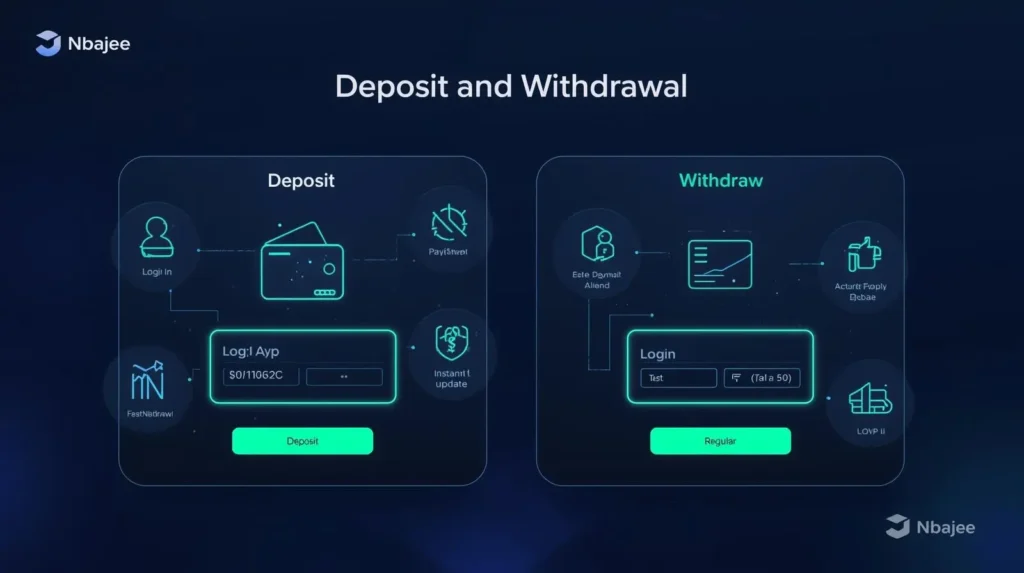 How to Deposit and Withdraw